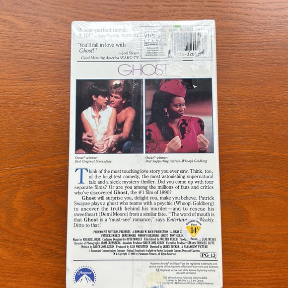 GHOST VHS. New in package. - Picture 2 of 3